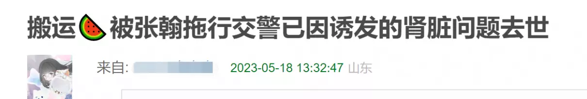 张翰交警事件为什么没受影响(5)
